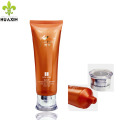 clair tube cosmétique couleur pourpre impression en plastique emballage tube